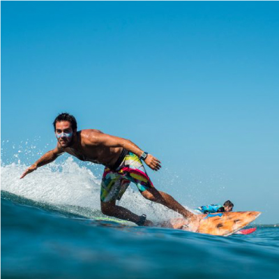 Surfing in Arugam Bay